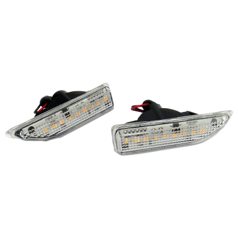 

Car Dynamic Sequential LED Side Marker Light Turn Signal Lamp 2Pcs Clear Lens for MINI Countryman F60 2017-2020
