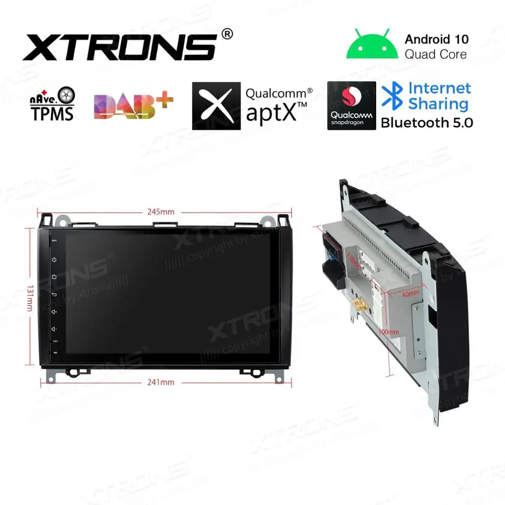 9 &quotAndroid 10 0 OS автомобильный мультимедийный GPS радио системный плеер для Mercedes Benz