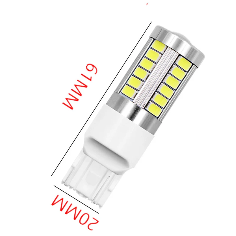 1 шт. T20 7440 7443 белый красный желтый светодиодный светильник 33SMD 5630 запасной