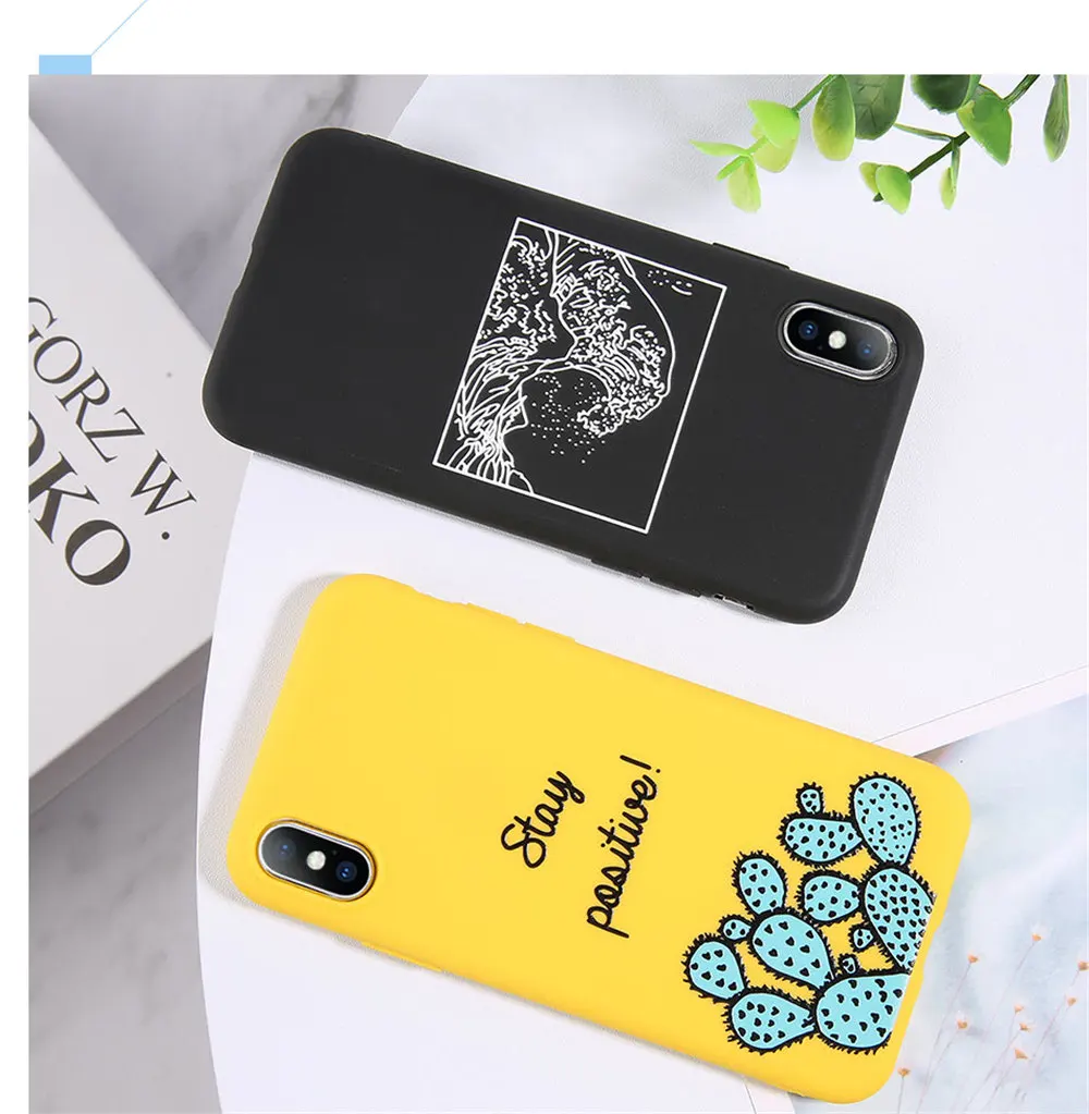 Lovebay милый авокадо чехол для телефона в форме кактуса для iPhone 11 Pro XR X XS Max 7 8 6 6s Plus 5 5S SE волн Корона силиконовая Мягкая задняя крышка