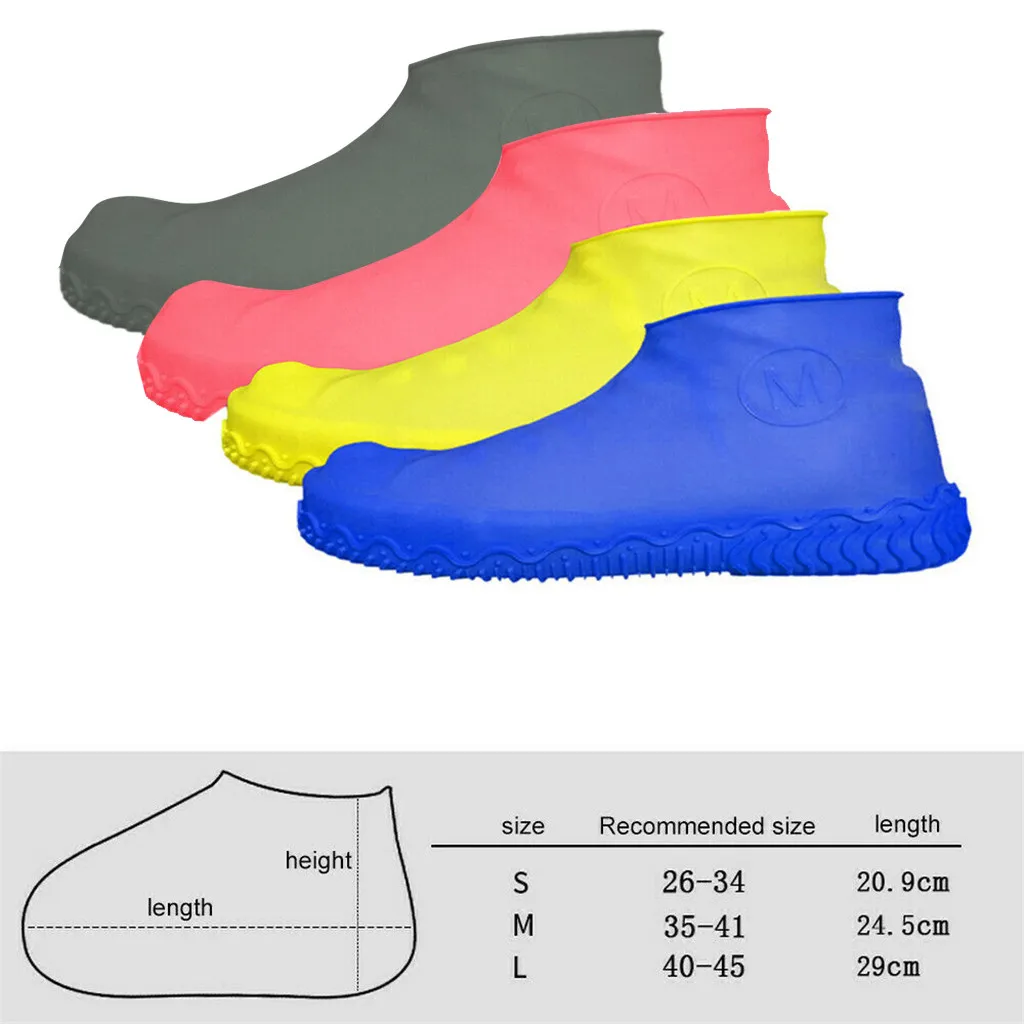 Водонепроницаемый чехол для обуви из силиконового материала унисекс защитные
