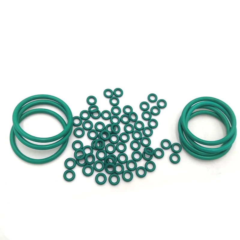 Зеленые уплотнительные кольца FKM OD12mm ~ 355mm * 4mm толщиной/CS маслостойкое