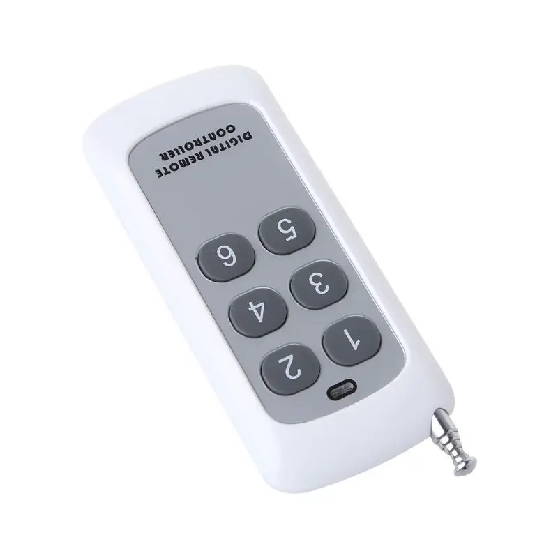 

DC12V 6 Way Wireless Switch Transmitter Receiver Learning Code Remote Control 6 Channel Module PCB Board 433MHz