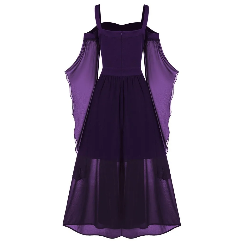 Женский винтажный костюм для косплея платье большого размера с