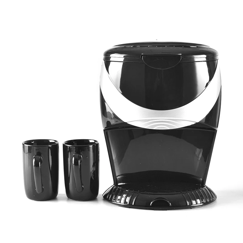 

Бытовая небольшая автоматическая машина «Все в одном» 450 Вт американская капельная кофемашина с двойной чашкой и фильтром чайная кофеварка