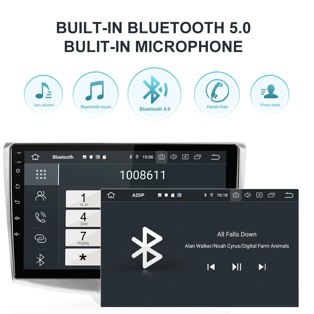 Isudar 2 Din Авто Радио Android 9 для VW/Volkswagen/Magotan/CC/Passat B6 B7 CANBUS Автомобильный