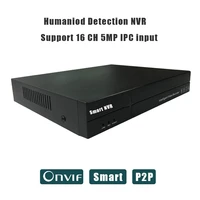 nvr 9ch 16 ch support 5mp 1080p ipc input humanoid detection and motion detection h 265 h 264ip camera recorder for cctv camera