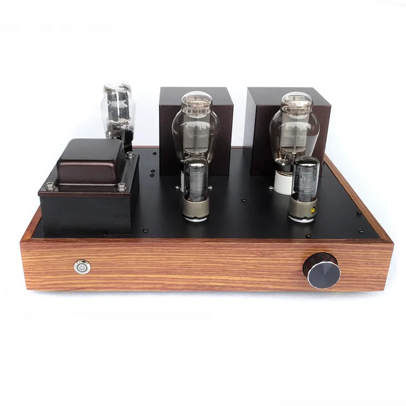 

Усилитель корпуса из массива дерева 2A3 Rosewood, 6J8P 717A push, HIFI односторонняя фотография, выходная мощность 4 Вт + 4 Вт