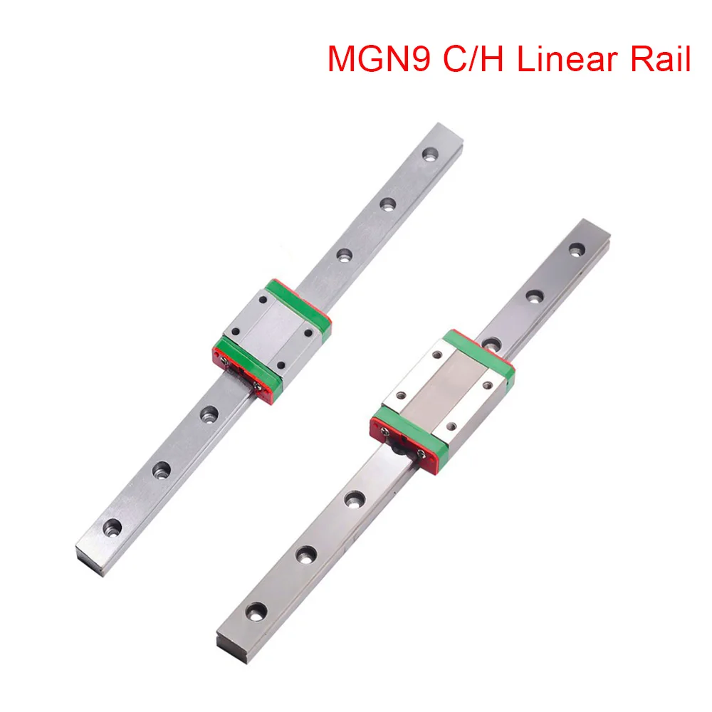 Линейные направляющие MGN9 C/ч 100/150/200/250/300/350/400 мм линейный рельс Silde VS MGN12C/ч линейный блок перевозки для ЧПУ 3D-принтеры Запчасти