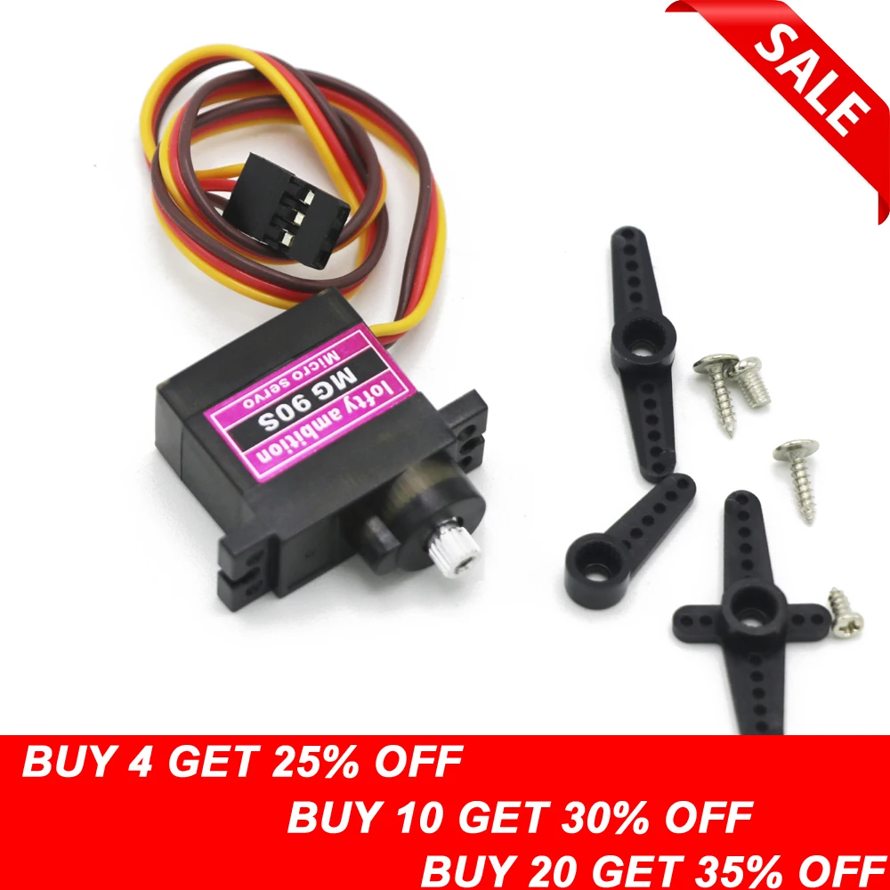 1 шт. оригинальная высококачественная металлическая Шестерня MG90S 9g SG90 цифровые