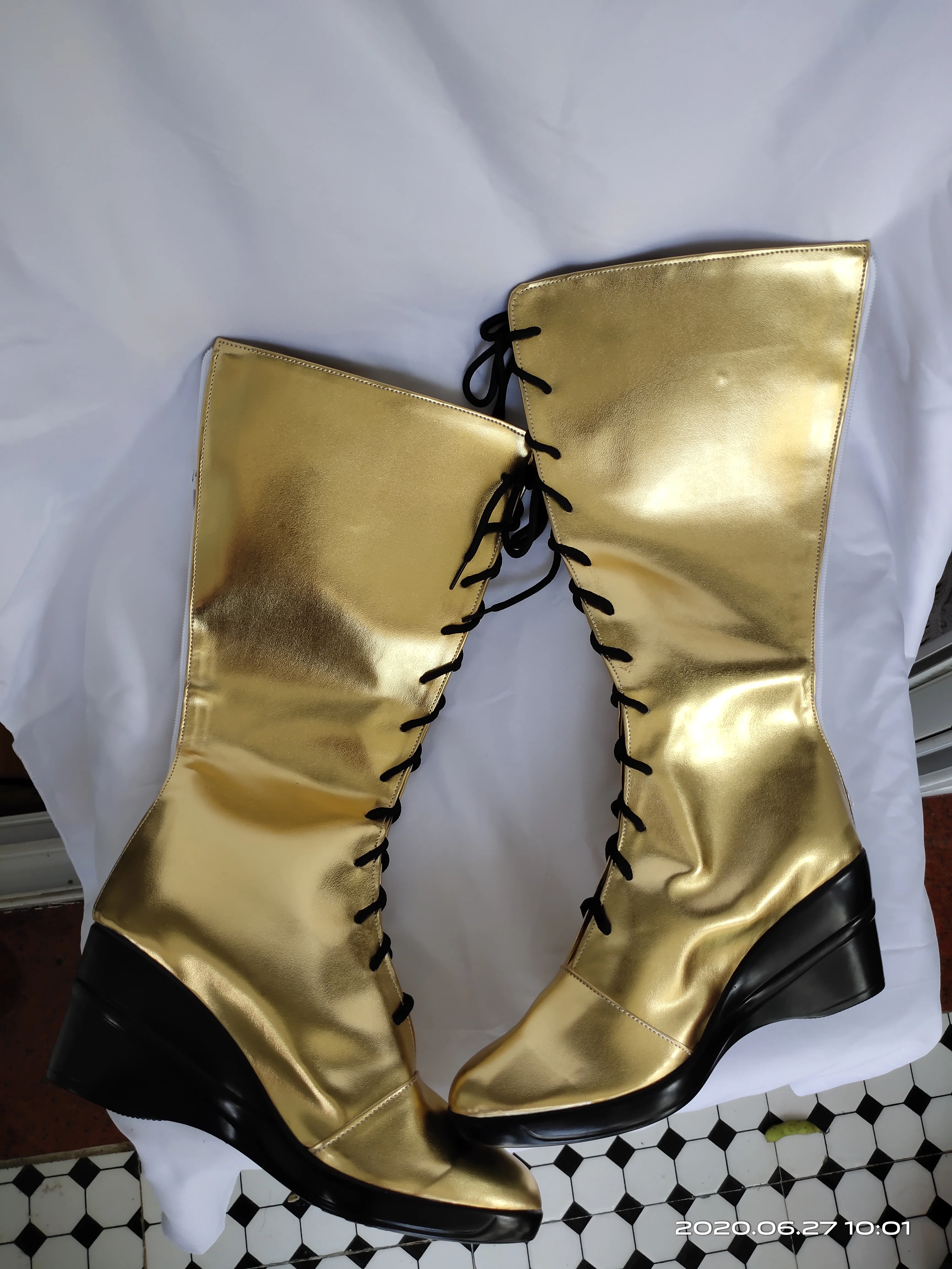 Туфли для косплея RainbowCos0 Vocaloid Megurine luluka ботинки реквизит Game аниме Хэллоуин |