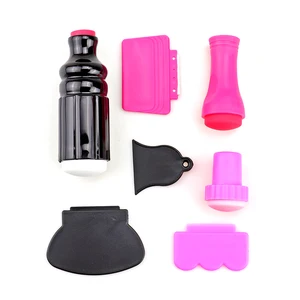 Наборы для стемпинга, прямоугольныекруглые, 7 шт.компл.