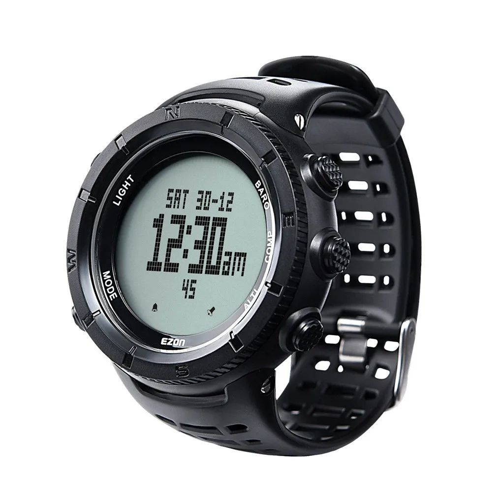 EZON H001H11 Smartwatch блок swich gps шагомер Бег открытый спортивный компас термометр Смарт часы с водонепроницаемым