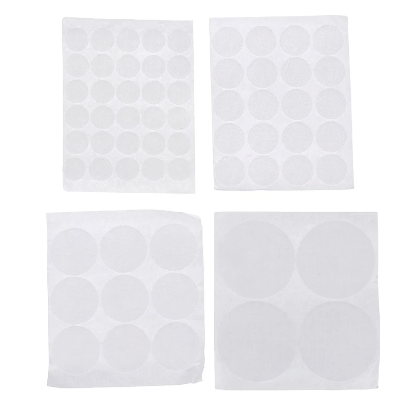 

Self Adhesive Fastener Tape Hook Loop Magic Tape Round Magic Sticker White Black Round Coins Strong Glue