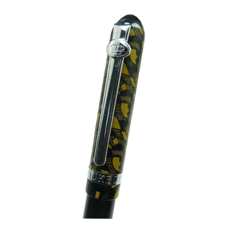 Перьевая ручка Duke 962 Luxury Series со средним наконечником перьевая желтого цвета для