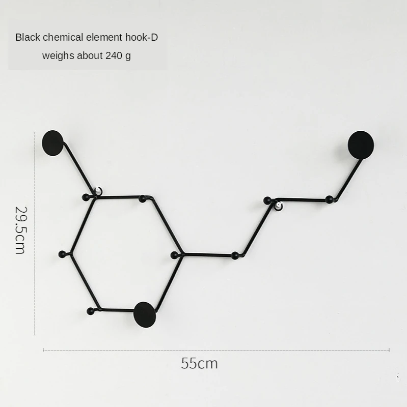 Новый Химический молекулярный крючок железная художественная стена