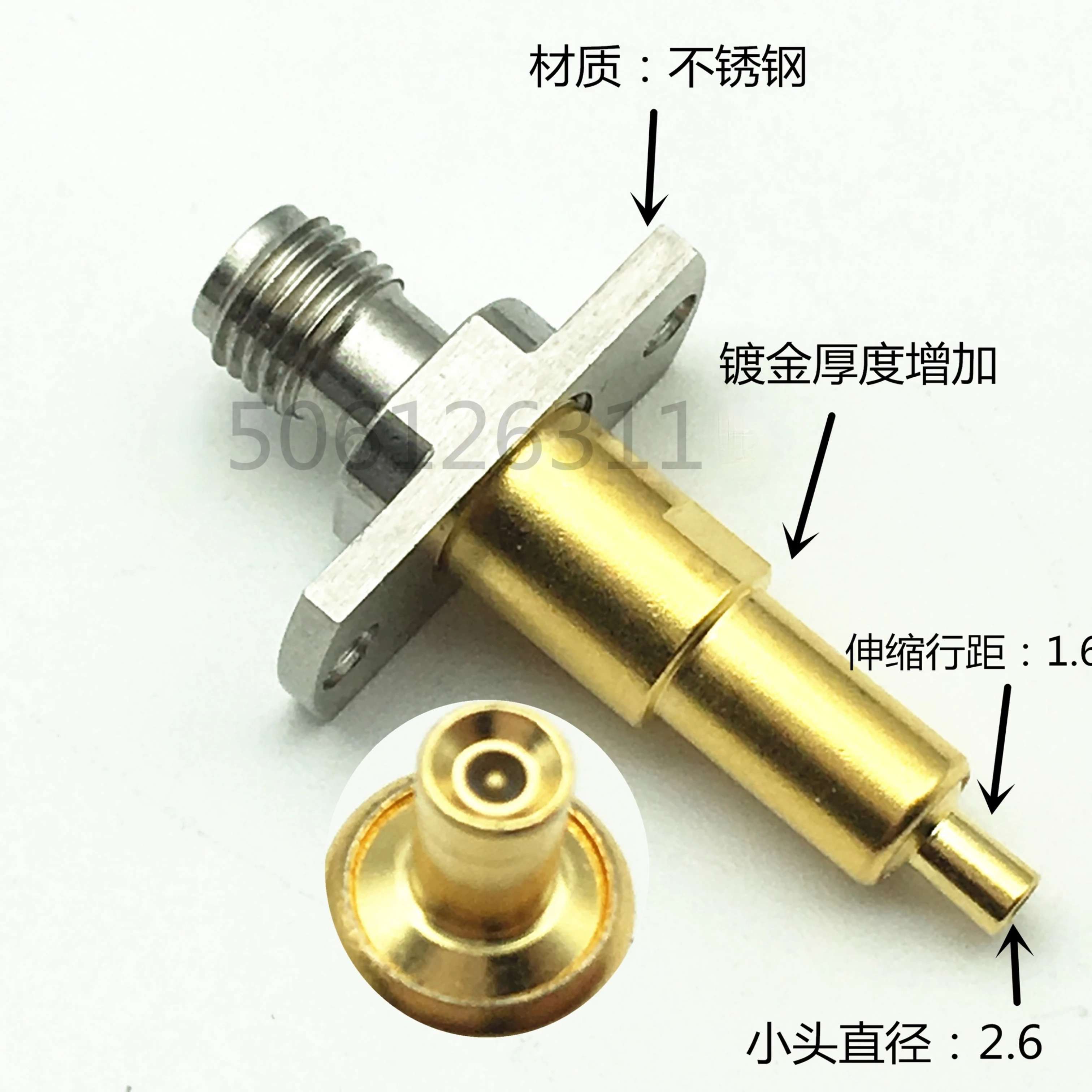 

1026J High Frequency Probe C2.6 Diameter C2.5 Ultra Low Loss 6GMM126310RF High Frequency Mobile Phone Test Head