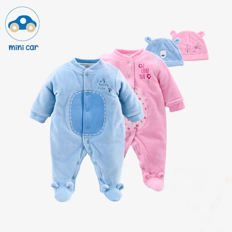 Одежда для малышей Детская цельная новорожденных детская одежда осени и зимы из