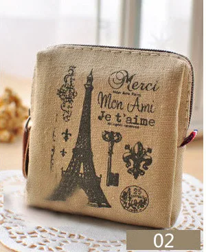 Отличное качество Винтажный Классический женский холщовый Кошелек для монет