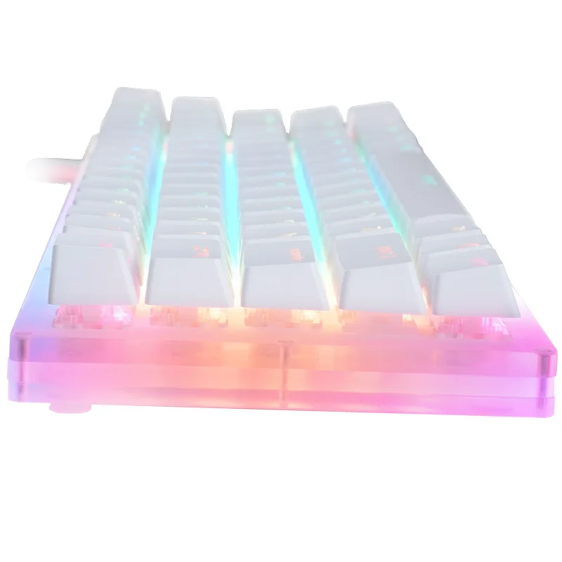 66Key клавиатура Tyce C Проводная RGB подсветка переключатель Gateron Механическая