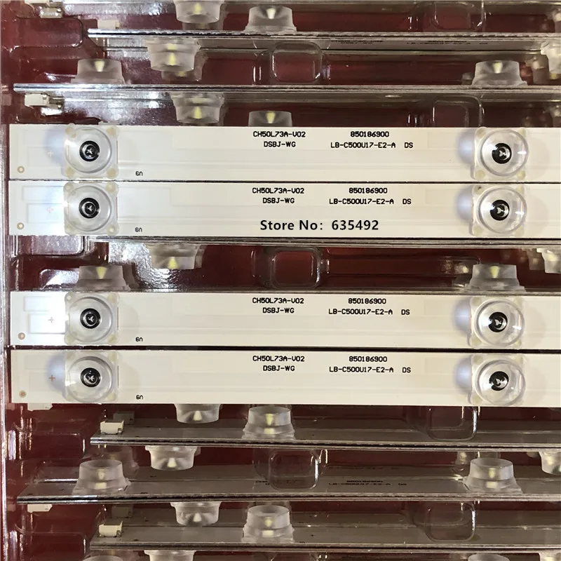 4 шт./комплект 970 мм светодиодный фонарь 9 ламп CH50L73A V01 V02 JL.D50091330 002FS M для 50F9 50D2P