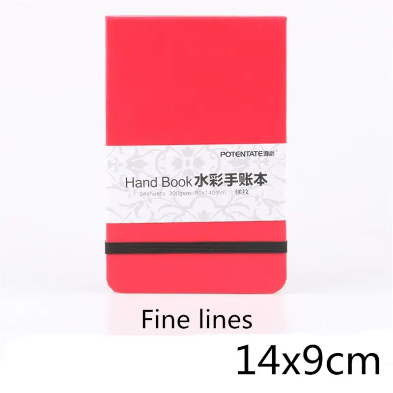 

300gsm 24 Sheets Watercolor Pad Sketch Stationery Notebook For Drawing Marker U4LD