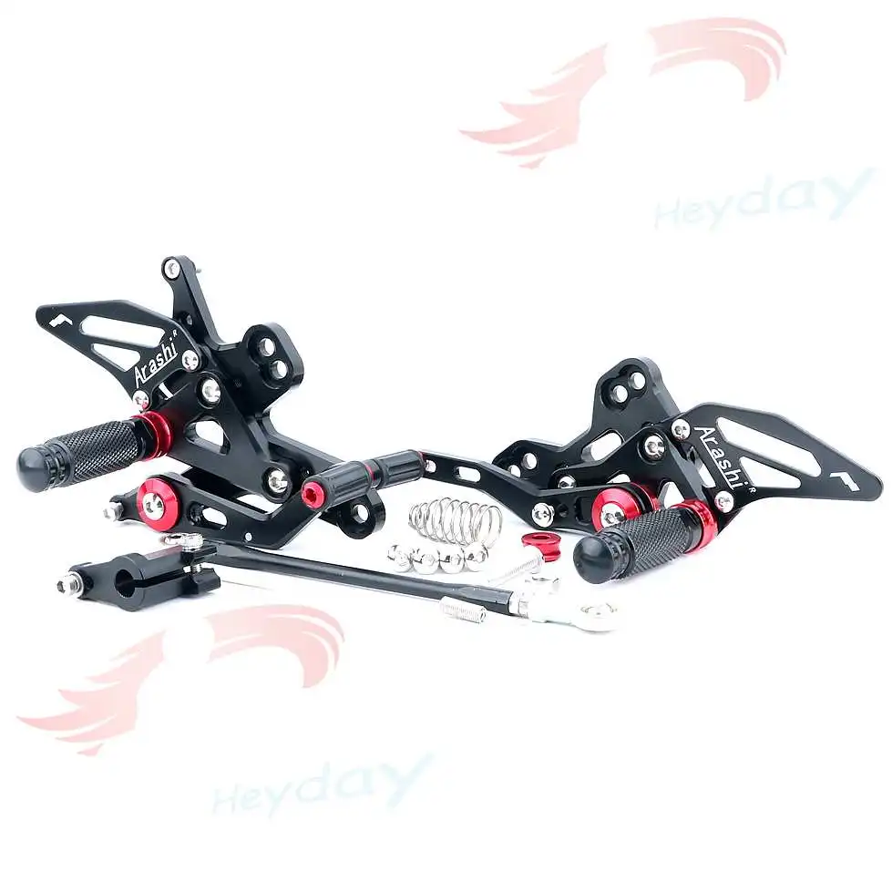 Черные задние комплекты для мотоциклов регулируемые колышки HONDA CBR650F CB650F 2014 2018