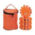 4 шт.компл. Магнитный светодиодный стробоскоПредупреждение ный фонарь аварийный дорожный спасательный безопасный мигающий фонарь с автомобильным ободом