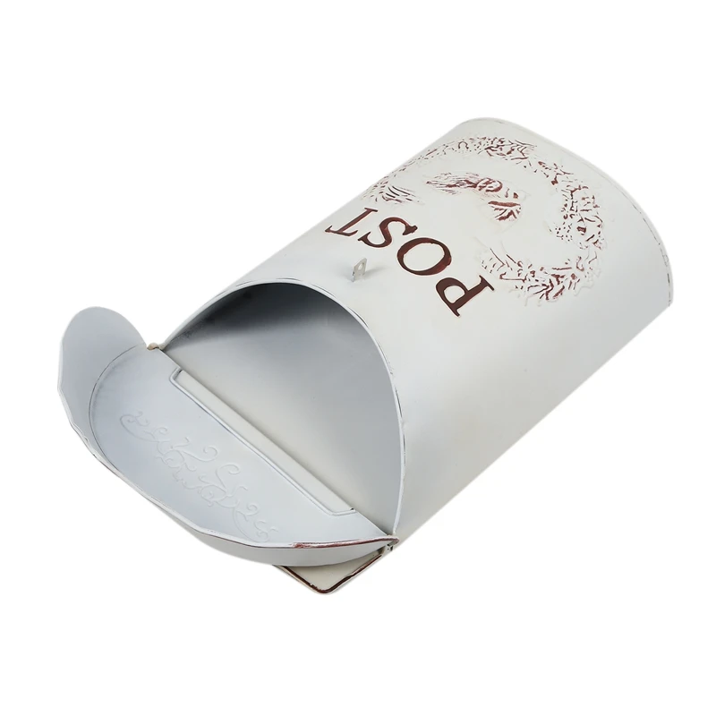 

Post Box Post Shabby Blue Bird Post Box Vintage Country House(White)
