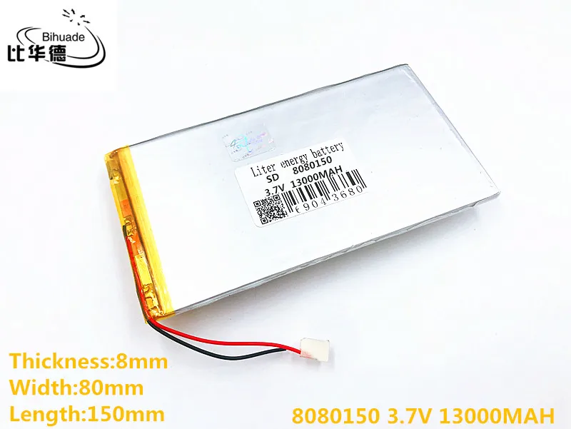 3.7V13000mAh 8080150 полимер литий-ионный/литий-ионный аккумулятор для планшетных ПК банк