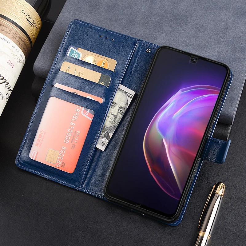 

Wallet Case For Vivo V21 5G Flip Leather Cover For Vivo V21 4G Phone Case Funda Capa Coque
