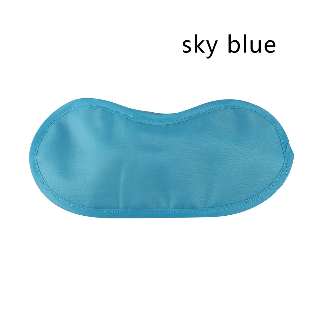 Sky blue 1 шт., 3D мягкая маска для глаз, маска для сна, тени для век, мультяшное звездное небо, повязка на глаза, аксессуары для сна, инструменты для расслабления - Цвет: Sky blue