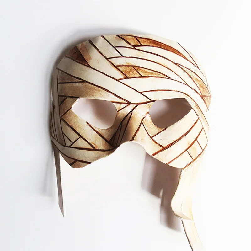 Маскарадная маска для Хэллоуина из натуральной коровьей кожи маскарадные маски