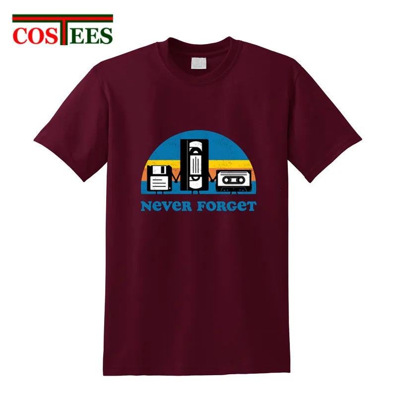 70s 80s винтажная одежда никогда не забывайте прикольные футболки с магнитной