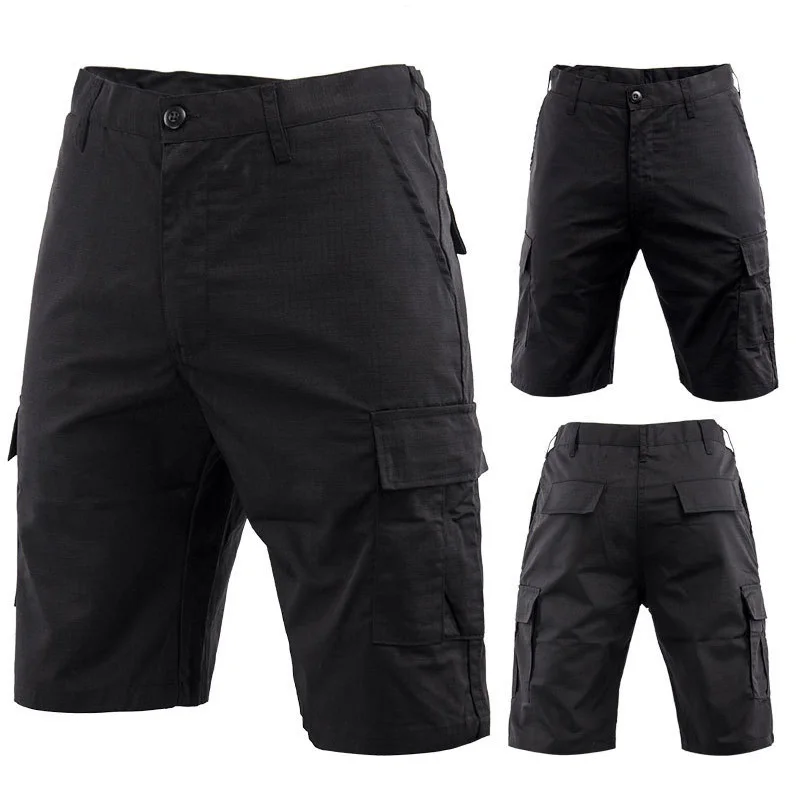 Летние мужские тактические шорты камуфляжные тонкие карго Мужская одежда