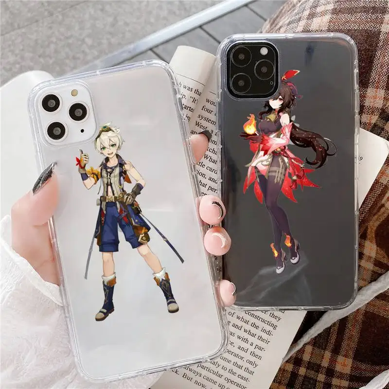 

genshin impact cute Phone Case For for iphone 12 Mini SE 2020 5 5S 6 6S Plus 7 8 Plus X XR XS 11 Pro Max Fundas Coque