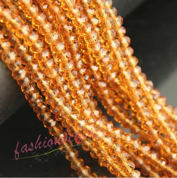 middle amber 3 мм, 4 мм, 6 мм, 8 мм, многоцветный круглый браслет, ожерелье, браслет, рукоделие, бисер, сделай сам, для изготовления ювелирных изделий, чешское стекло, разделитель, свободные бусины - Цвет: middle amber