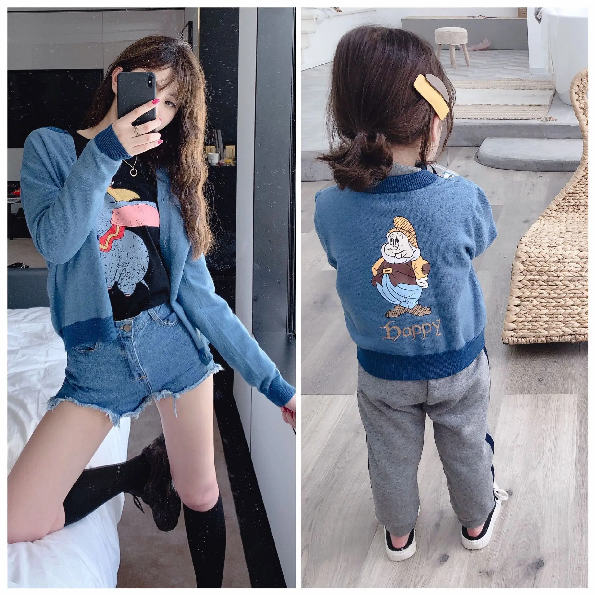 От 0 до 5 лет Улитка для путешествий одинаковые комплекты семьи Детский кардиган