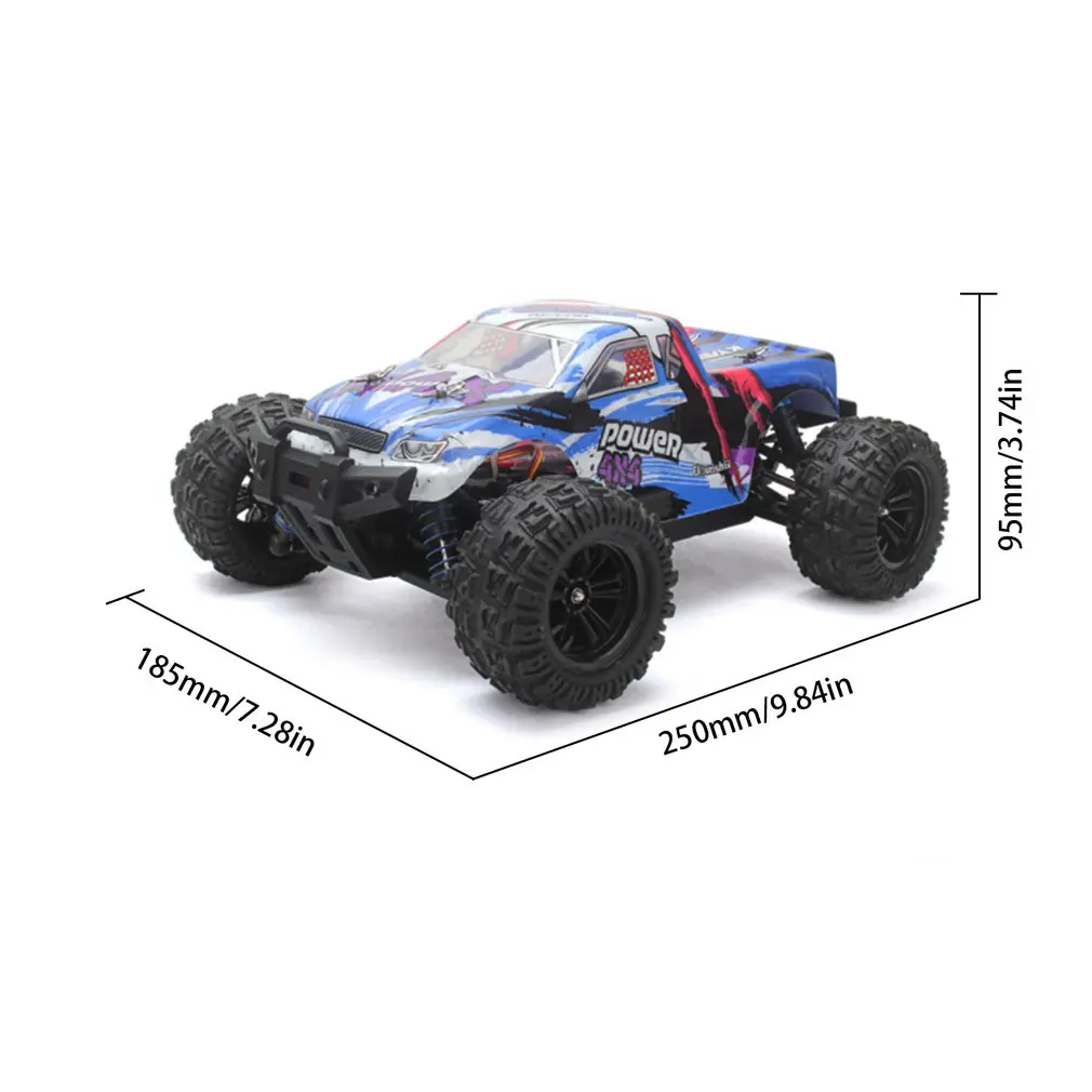 

1: 18 Full Scale 4WD High Speed Pickup KY-2819A Rigid Cross Braced Support Functional Rear Wing Position