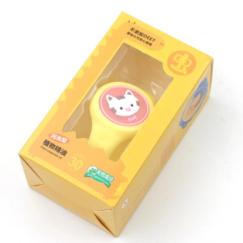 

Mosquito Repellent Children Silicone Watch Safe Cartoon Lightweight Wearable Mosquito Repeller Bracelet Long-last Protection