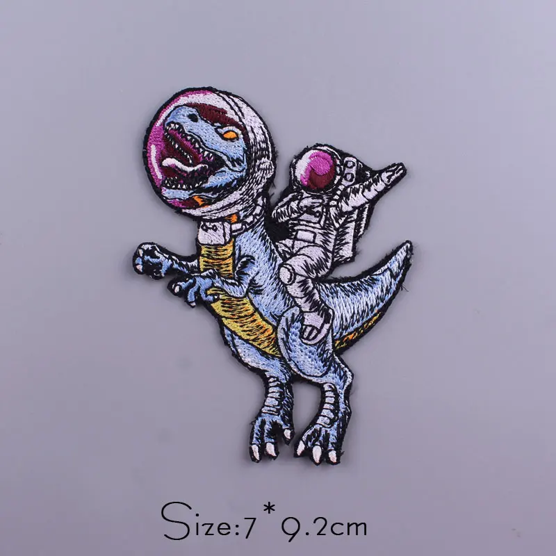 Нашивка с динозавром Парк Юрского периода вышитые нашивки для одежды нашивка