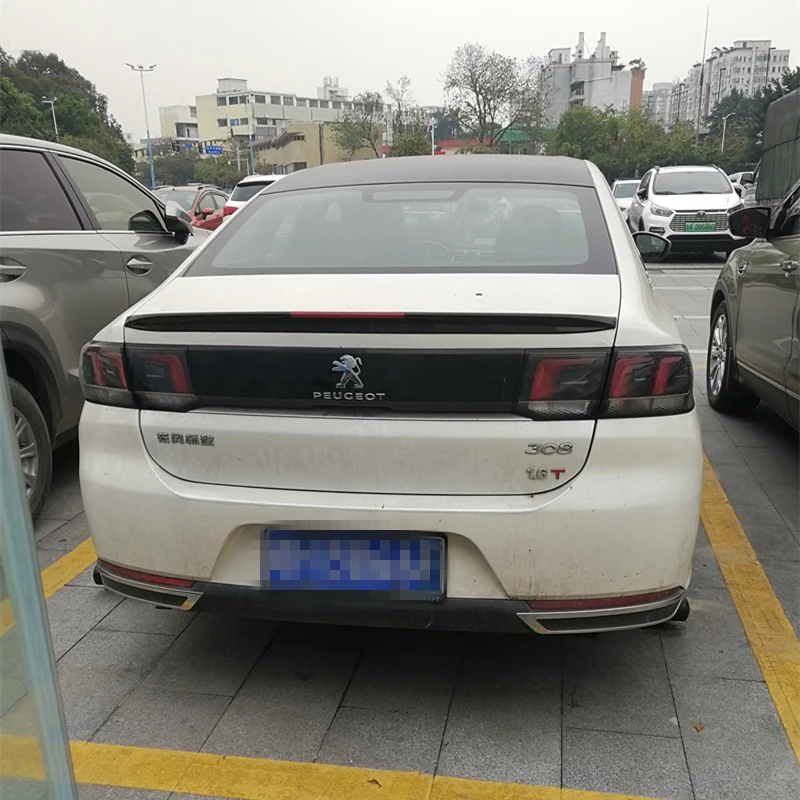 Новый дизайн обтекаемый стиль 2016 2017 2018 2019 для peugeot 308 спойлер высокого качества