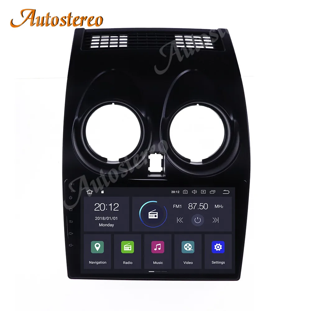 

Android 9.0 4GB 64GB PX6 Car Multimedia Radio DVD Player GPS Navigation For Nissan Qashqai 2006-2013 Car Radio Recorder Carplay