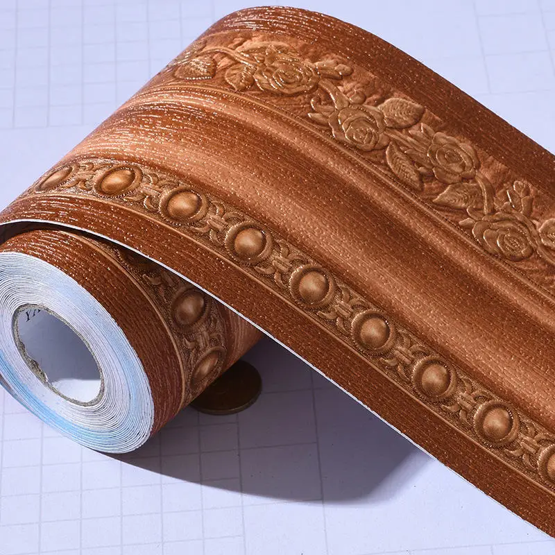 Самоклеющийся плинтус для стен Стикеры границ Гостиная кухни ванной спальни