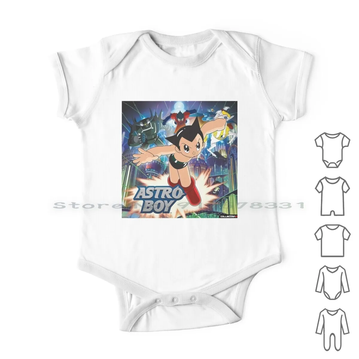 

Astroboy And Villains Newborn Baby Clothes Rompers Cotton Jumpsuits Astroboy And Villains Kids Anime Japanese Old Vintage 90s