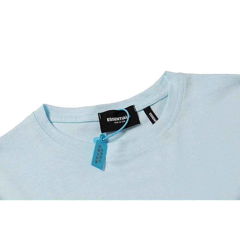 

2021 New T-shirt O-neck 3M Reflective lLogo Short-Sleeved Loose Large Aize Trendy T-shirt Sotton High Street Brand