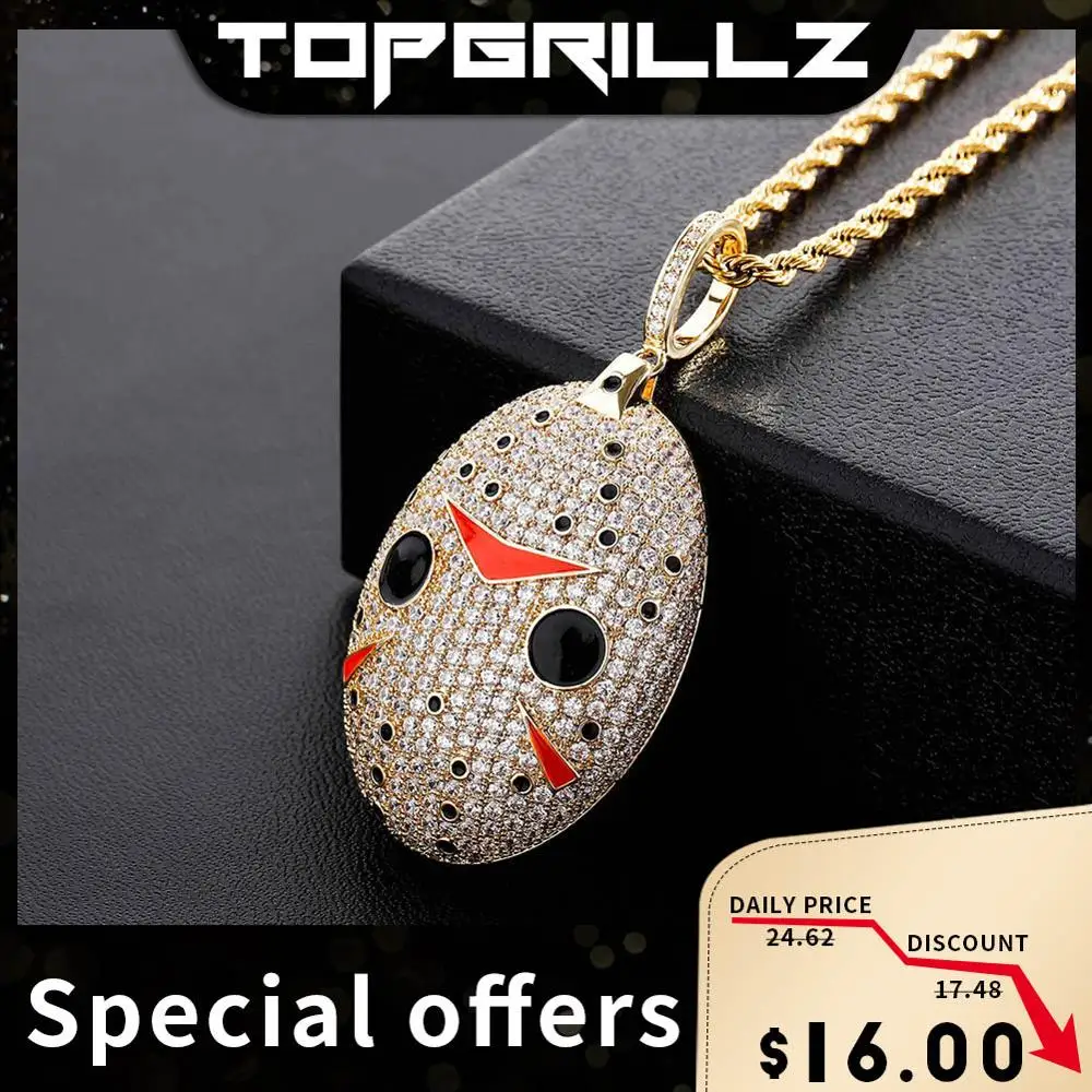 Мужское ожерелье с кулоном TOPGRILLZ ювелирное изделие в стиле хип хоп кулон виде
