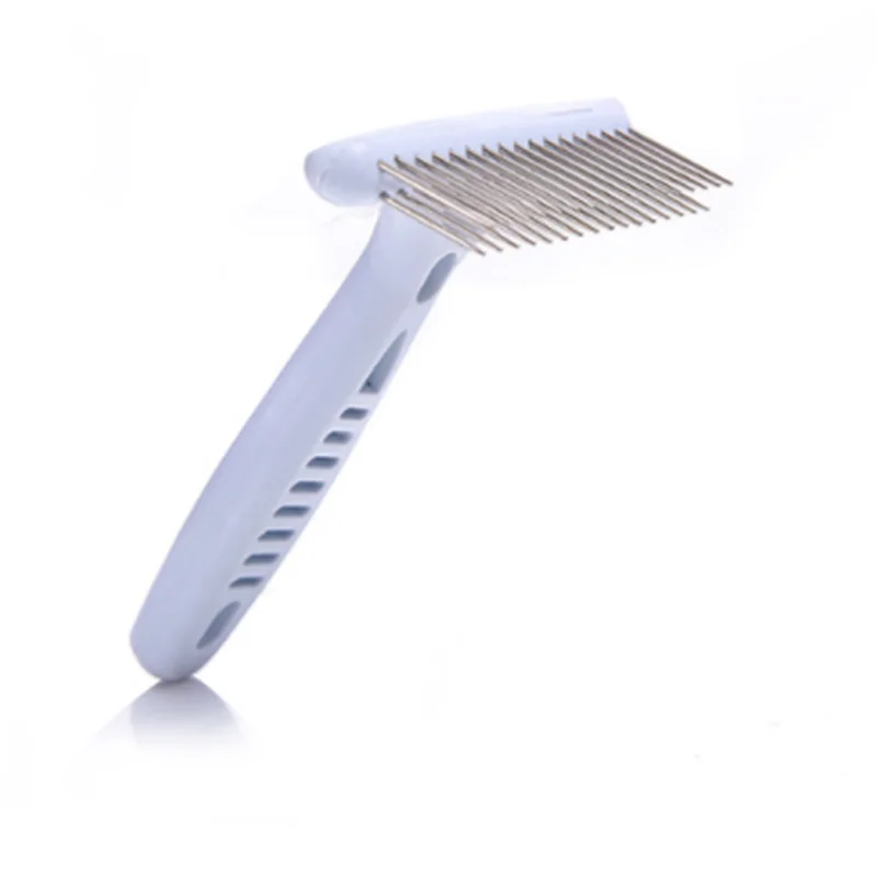 White Rake Comb for Dogs Brush Short Long Hair Fur Shedding Remove Cat Dog Brush Grooming Tools Pet Dog Supplies