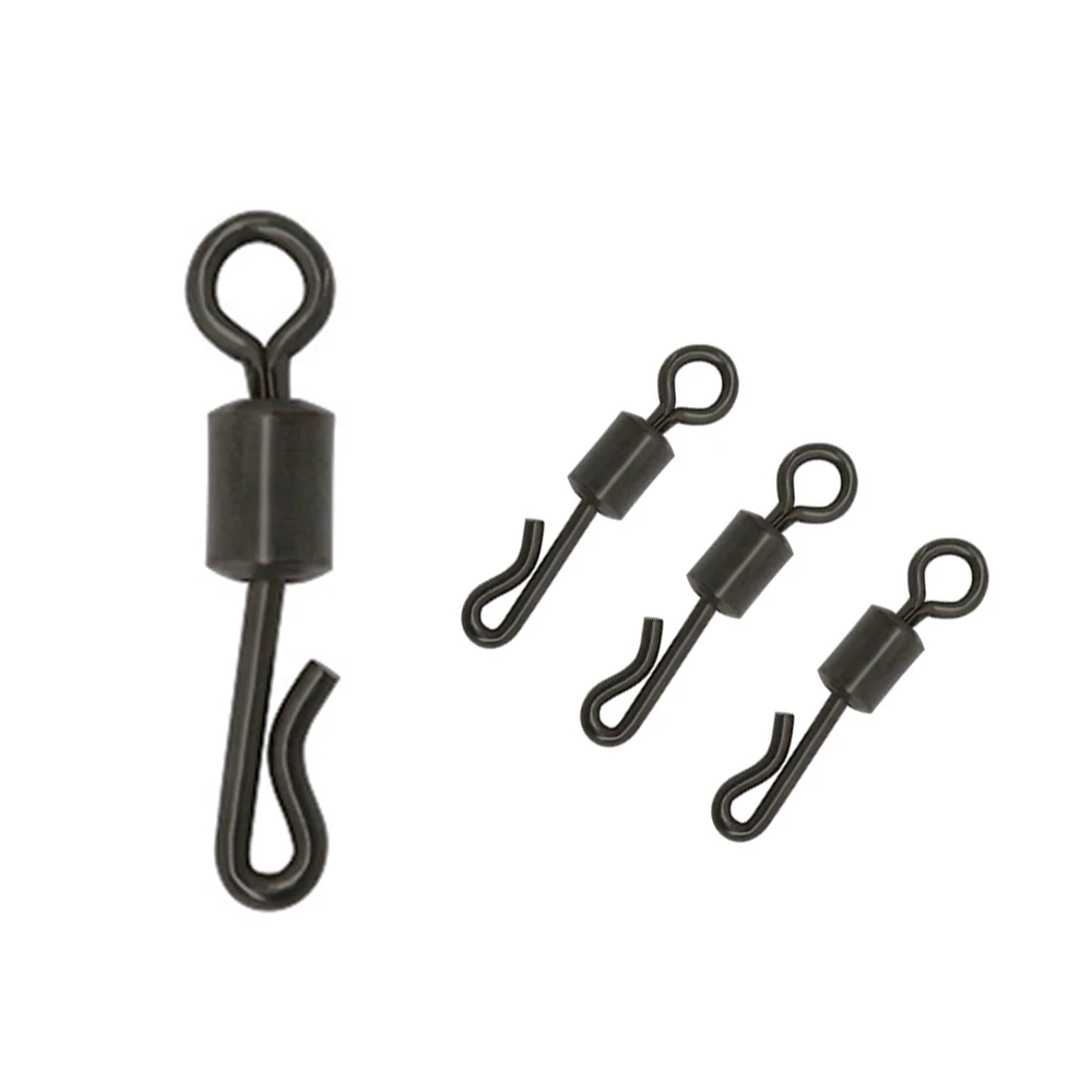 

Fishing Connector Q-Shaped Bearing Swivel Quick Change Swivels For Carp Fishing Terminal Tackle Accessories 20/80 pcs/lot