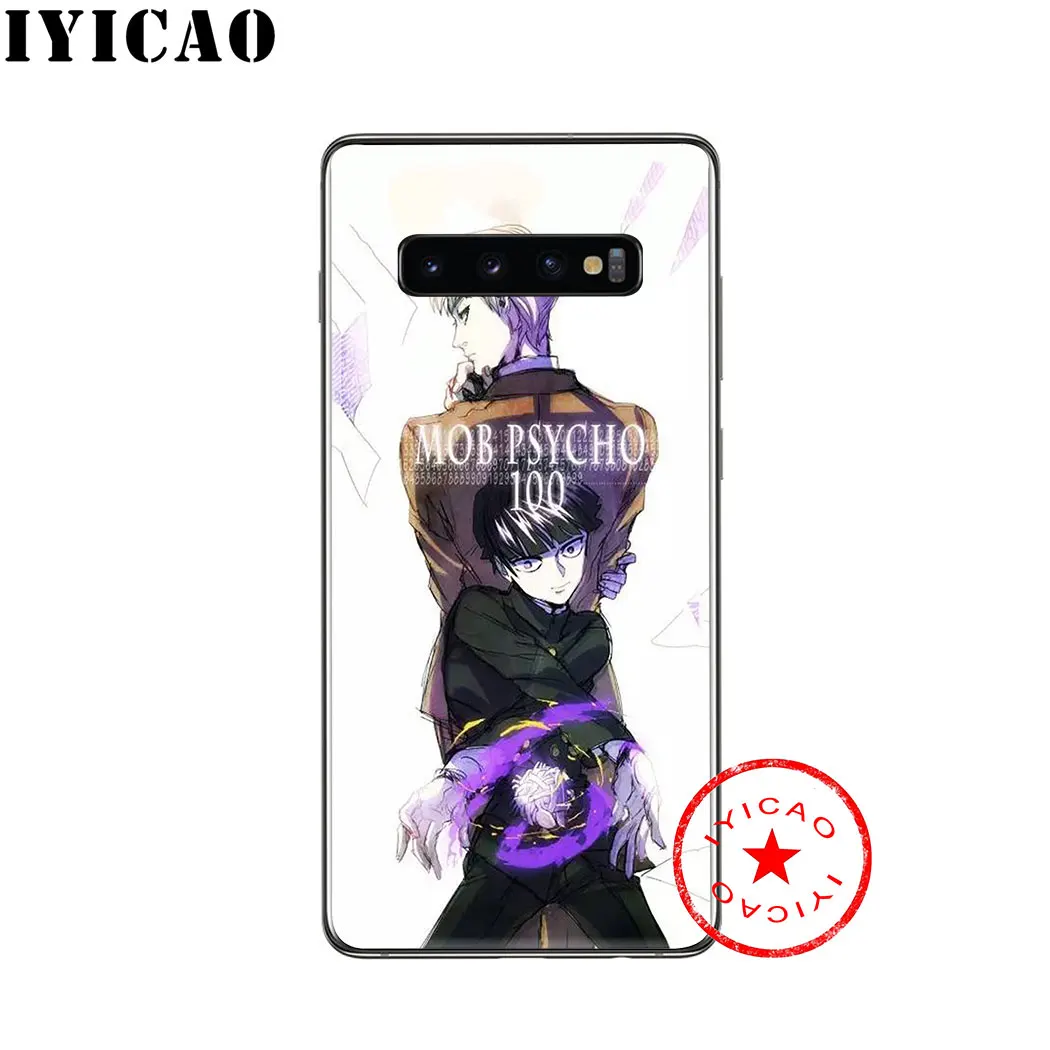 Мягкий чехол IYICAO аниме mob psycho 100 для samsung Galaxy J8 J6 J4 Plus Prime A2 Core 2018 TPU |